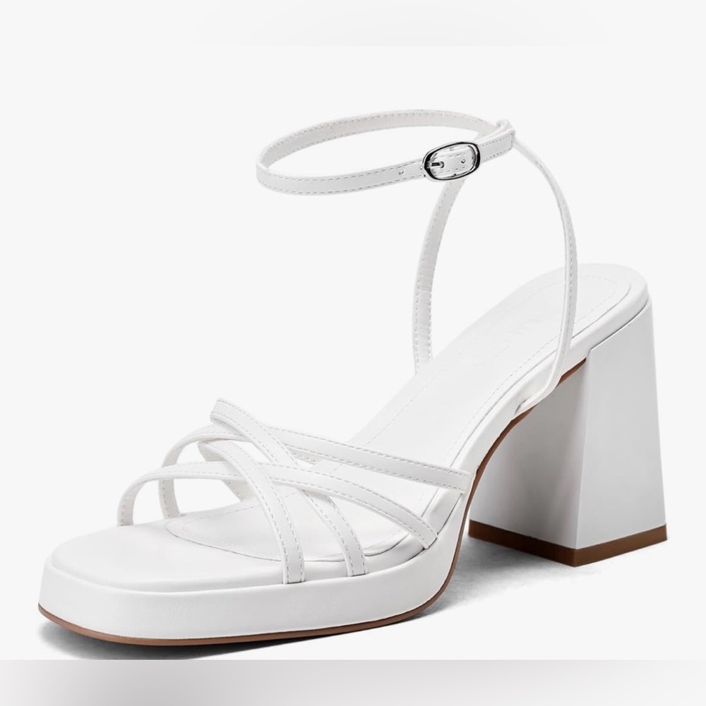 LUMUTA  Heels, Comfortable Summer High-Heeled Sandals, Square Strap Platforms